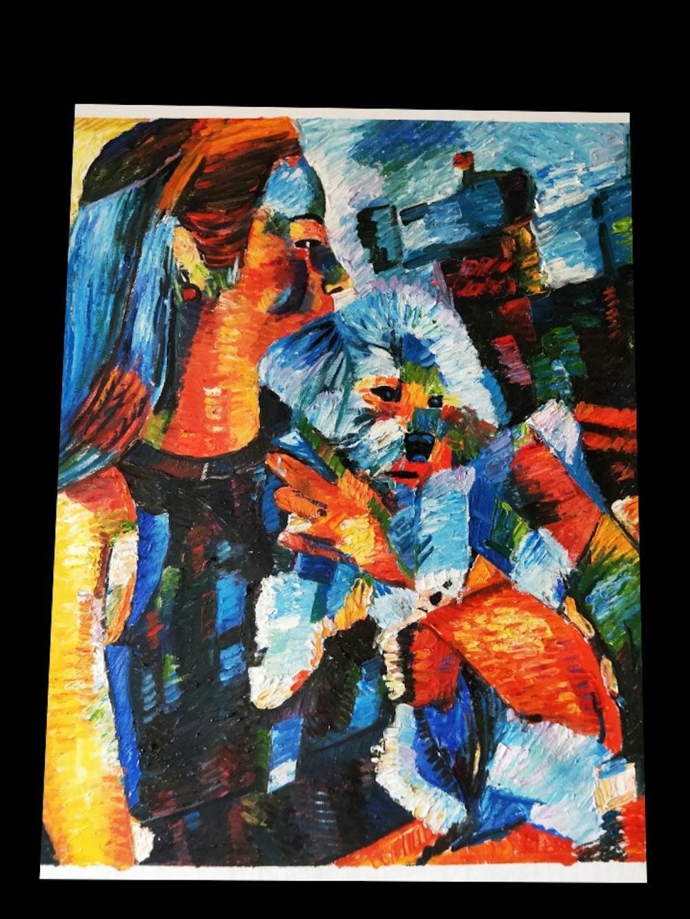 Artist-Rendered Painting