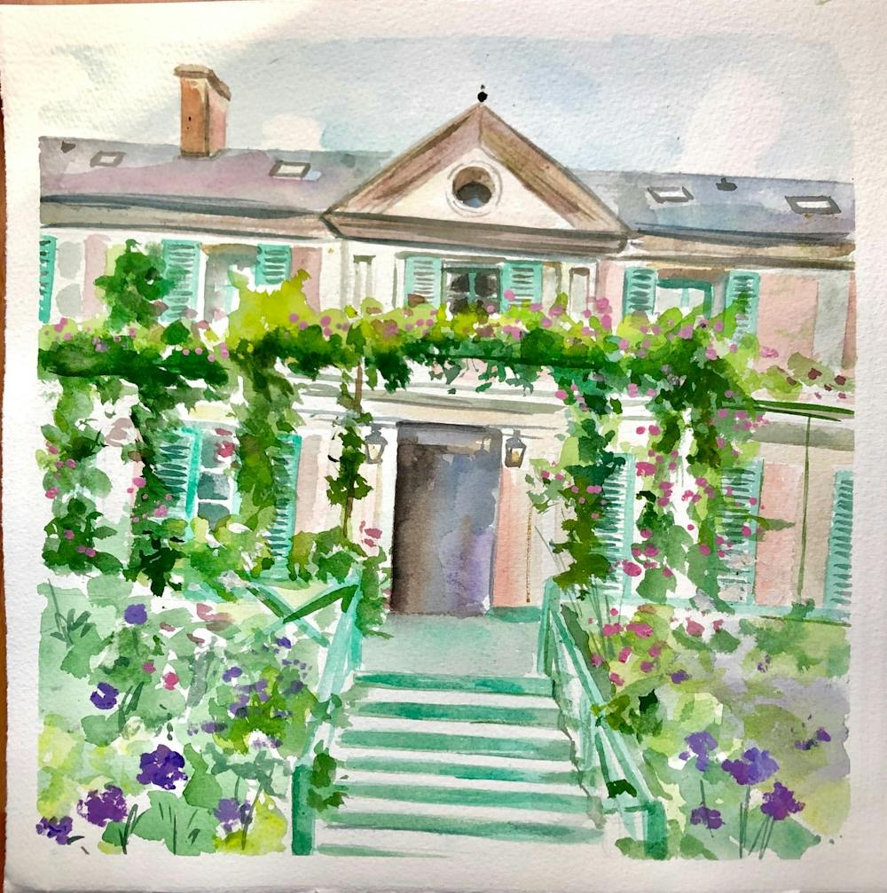 Artist-Rendered Painting