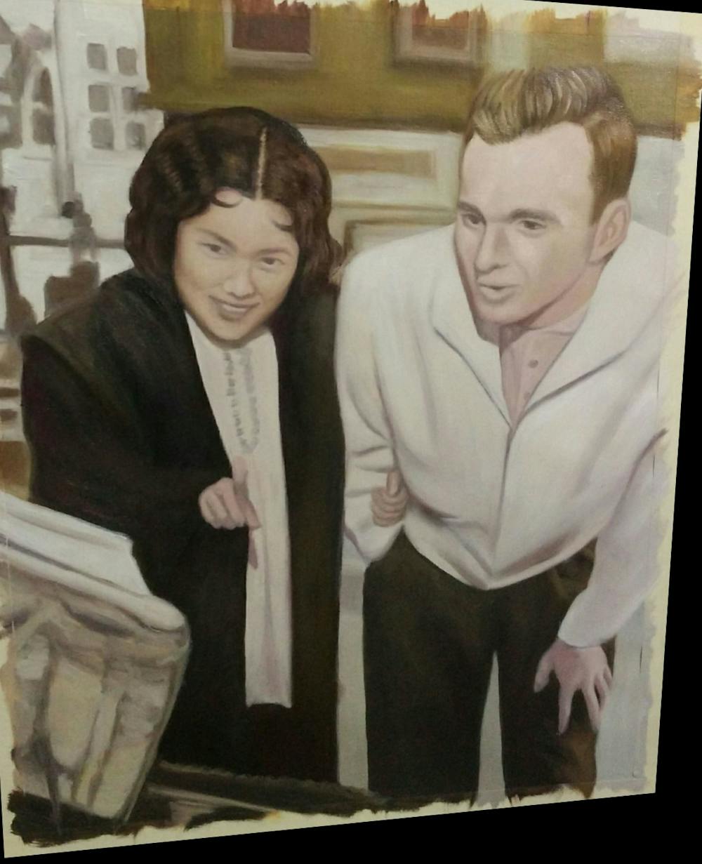 Artist-Rendered Painting