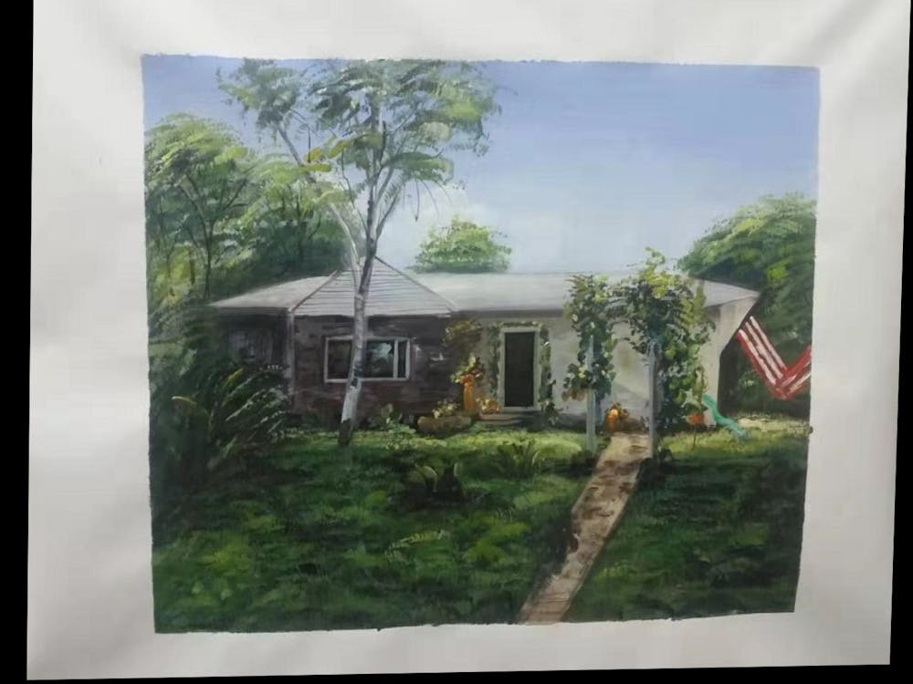 Artist-Rendered Painting