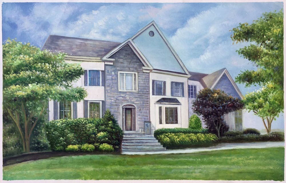 Artist-Rendered Painting