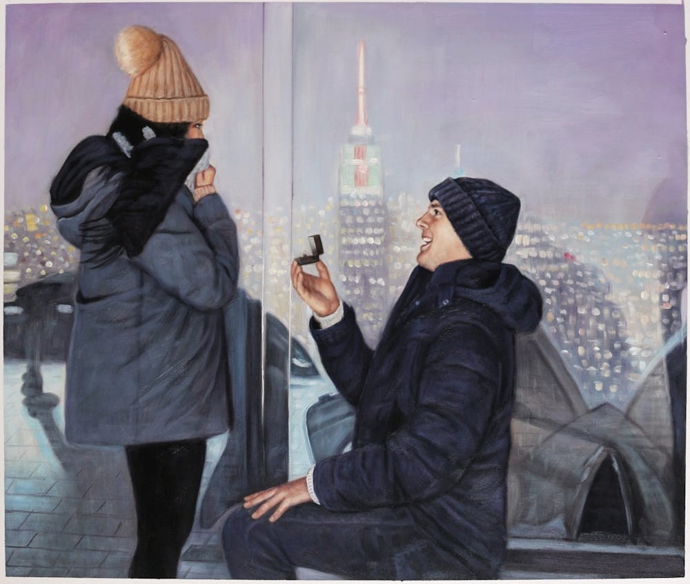 Artist-Rendered Painting