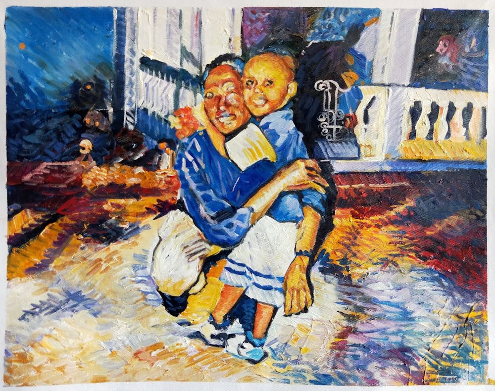 Artist-Rendered Painting