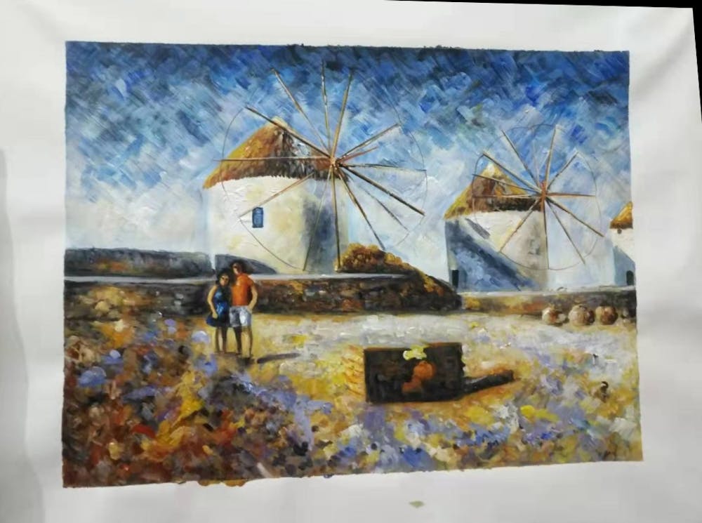 Artist-Rendered Painting