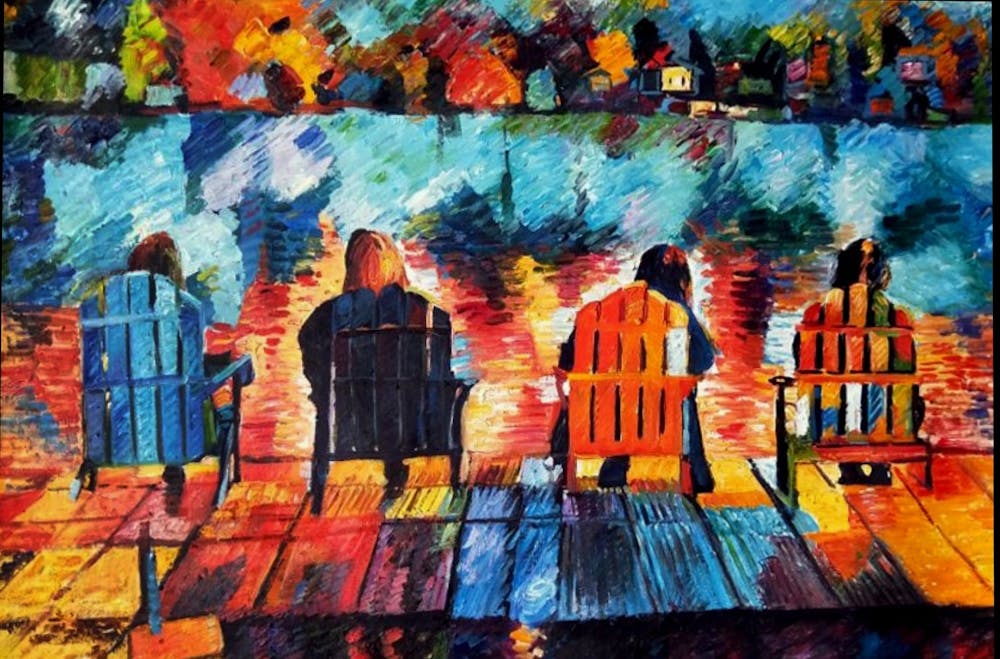 Artist-Rendered Painting