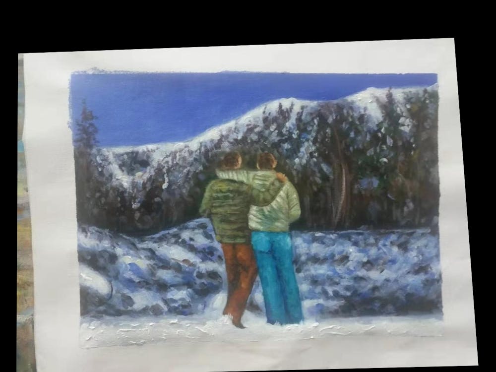 Artist-Rendered Painting