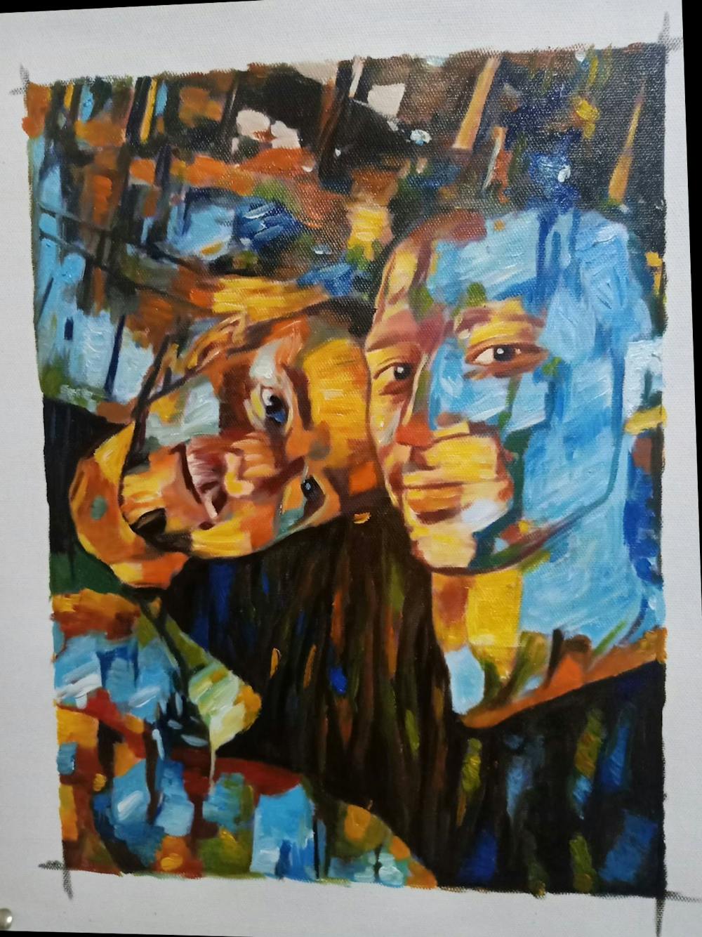 Artist-Rendered Painting