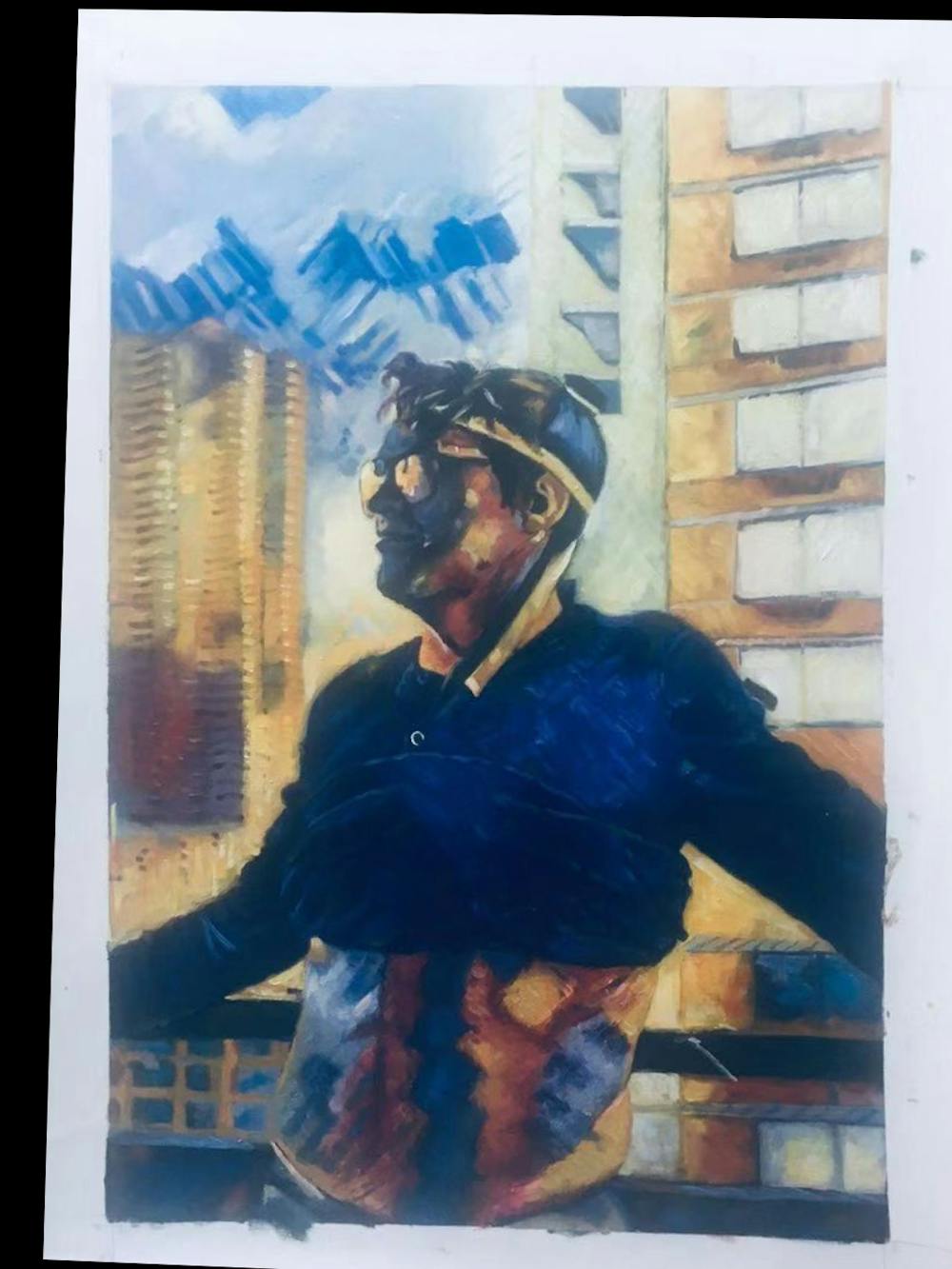 Artist-Rendered Painting