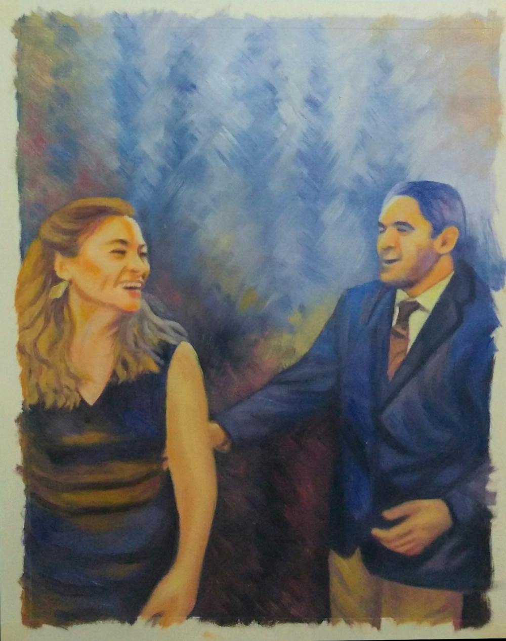 Artist-Rendered Painting