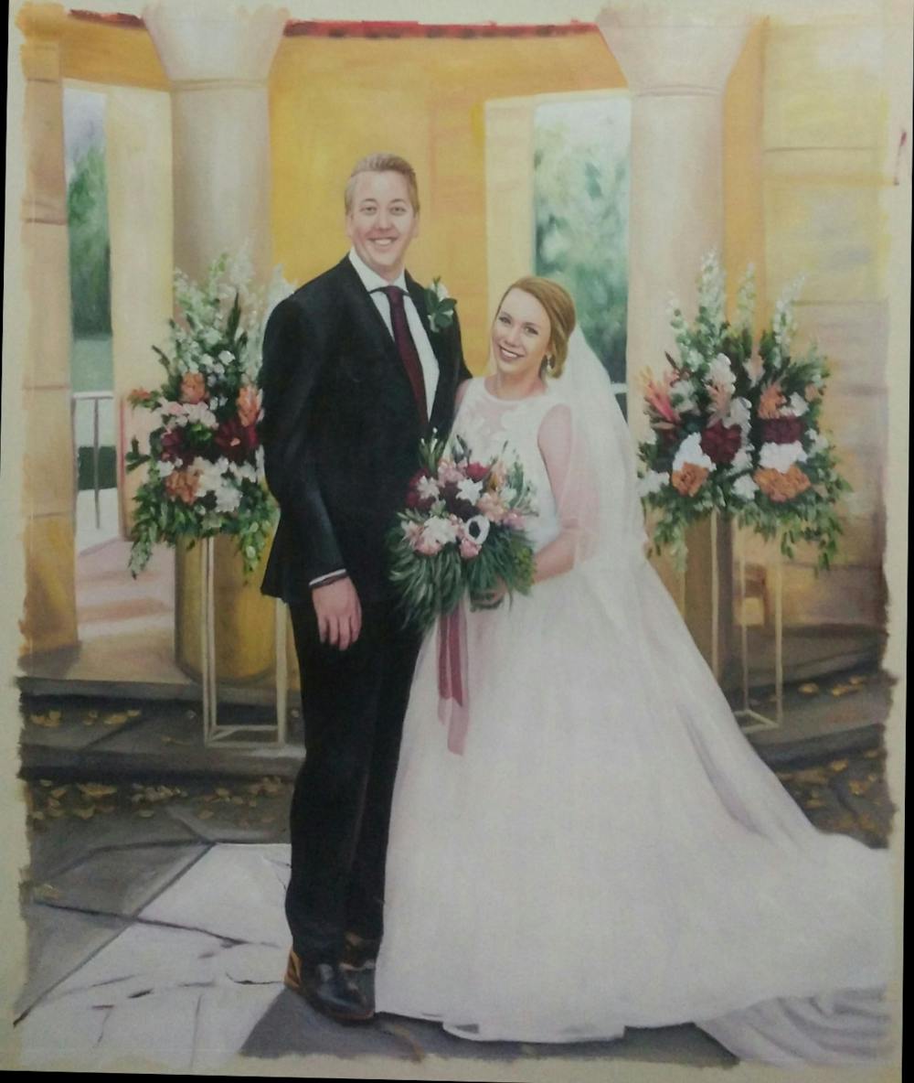 Artist-Rendered Painting