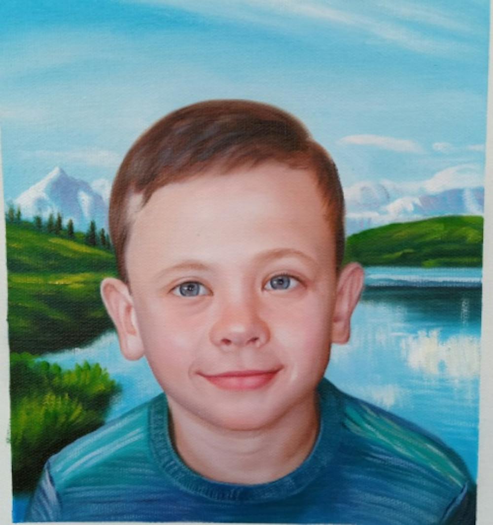 Artist-Rendered Painting