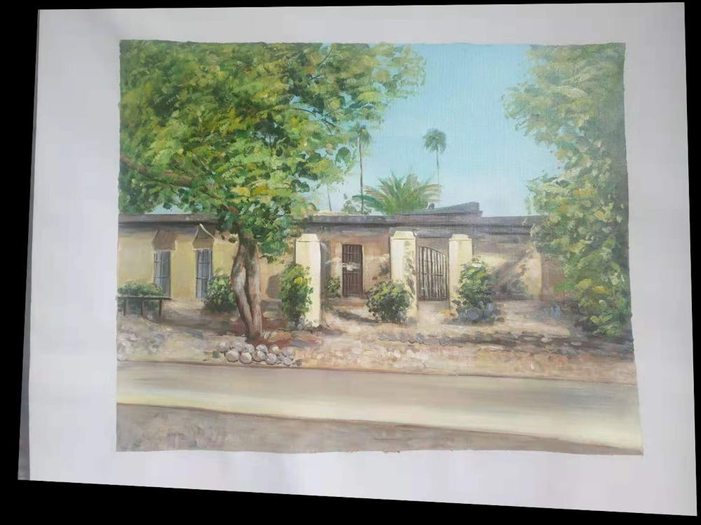 Artist-Rendered Painting