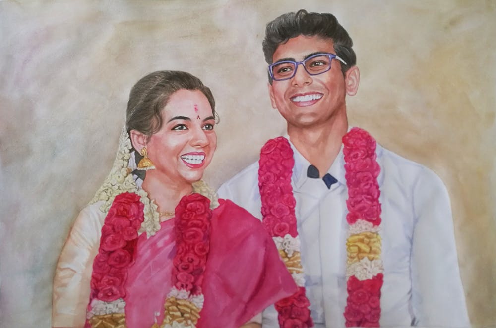 Artist-Rendered Painting