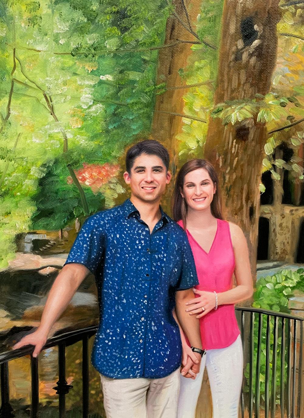 Artist-Rendered Painting