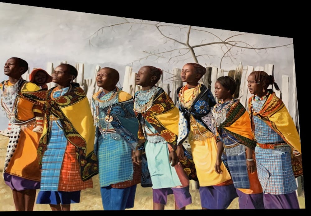 Artist-Rendered Painting