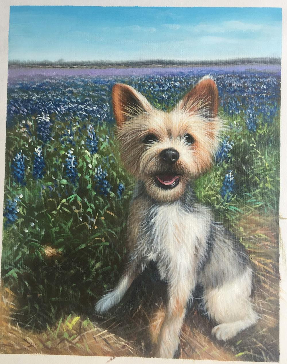 Artist-Rendered Painting