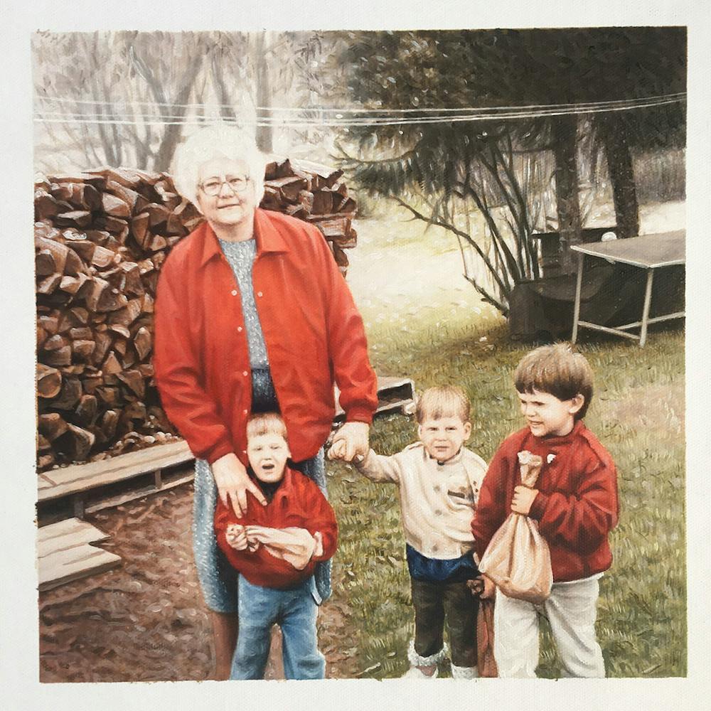 Artist-Rendered Painting