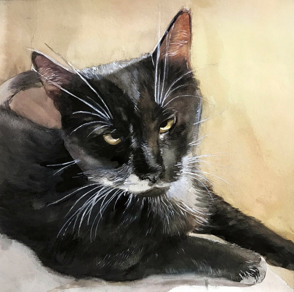 Artist-Rendered Painting