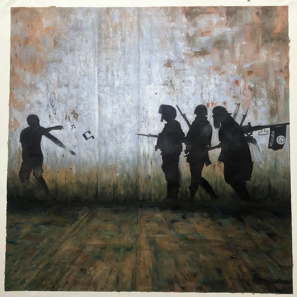 Artist-Rendered Painting