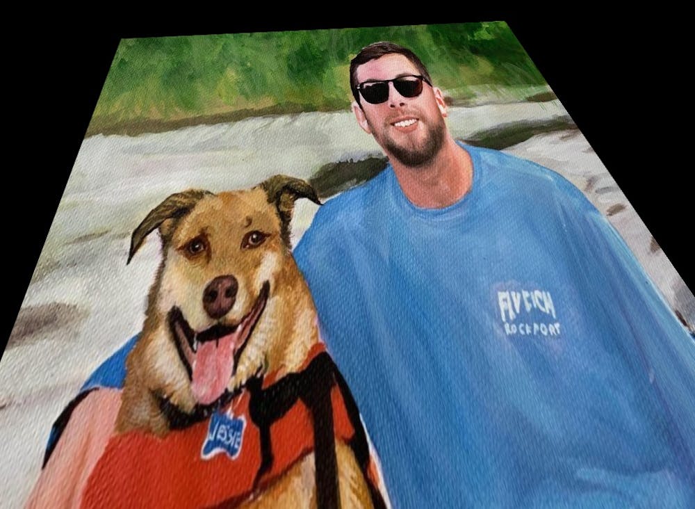 Artist-Rendered Painting