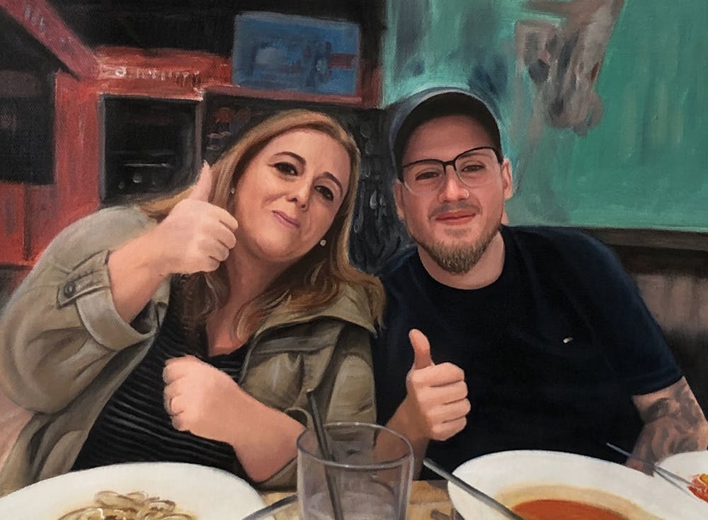 Artist-Rendered Painting