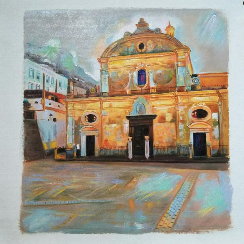 Artist-Rendered Painting