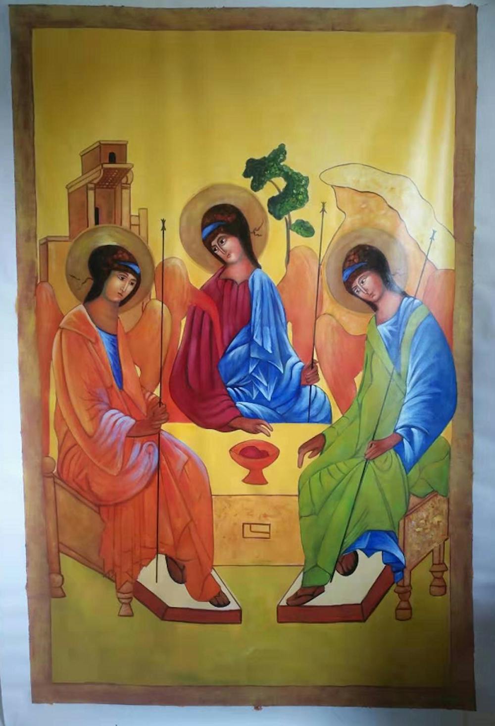 Artist-Rendered Painting