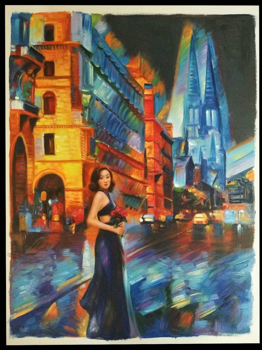 Artist-Rendered Painting