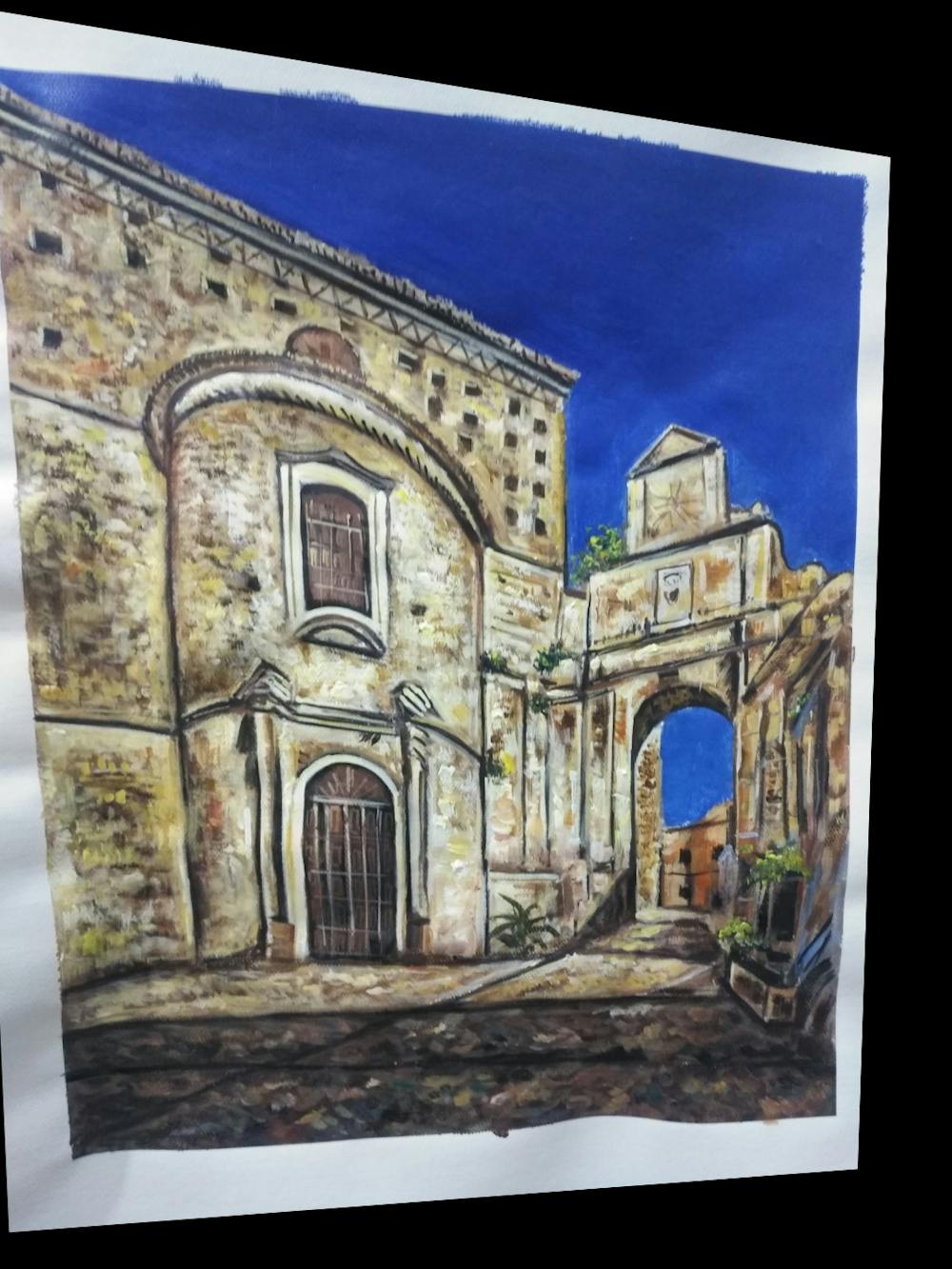 Artist-Rendered Painting