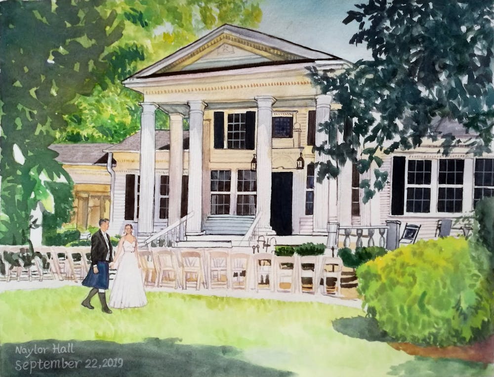 Artist-Rendered Painting