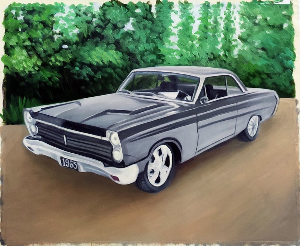 Artist-Rendered Painting
