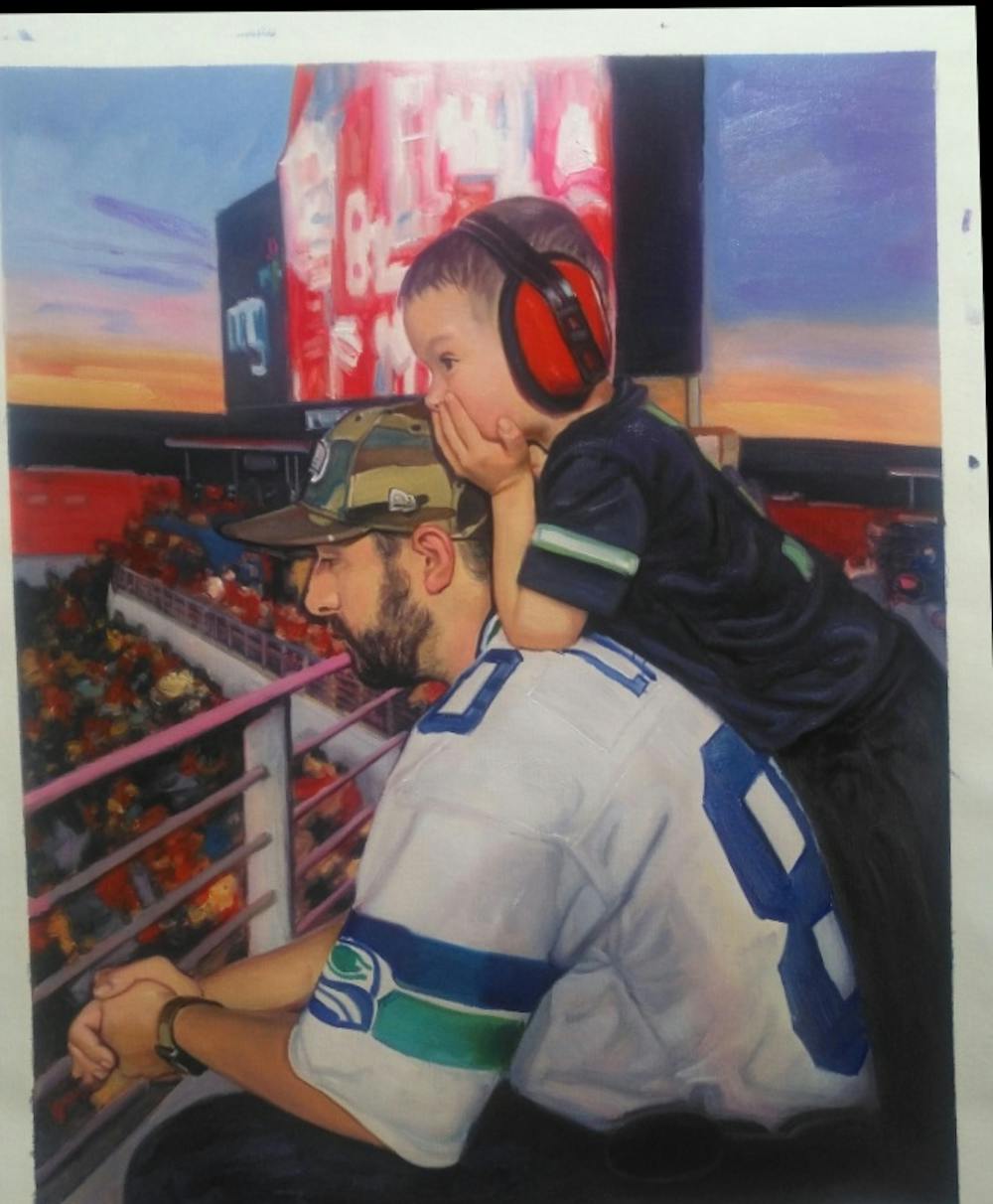 Artist-Rendered Painting