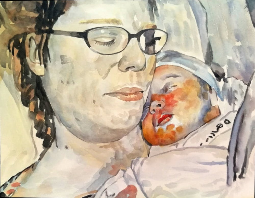 Artist-Rendered Painting