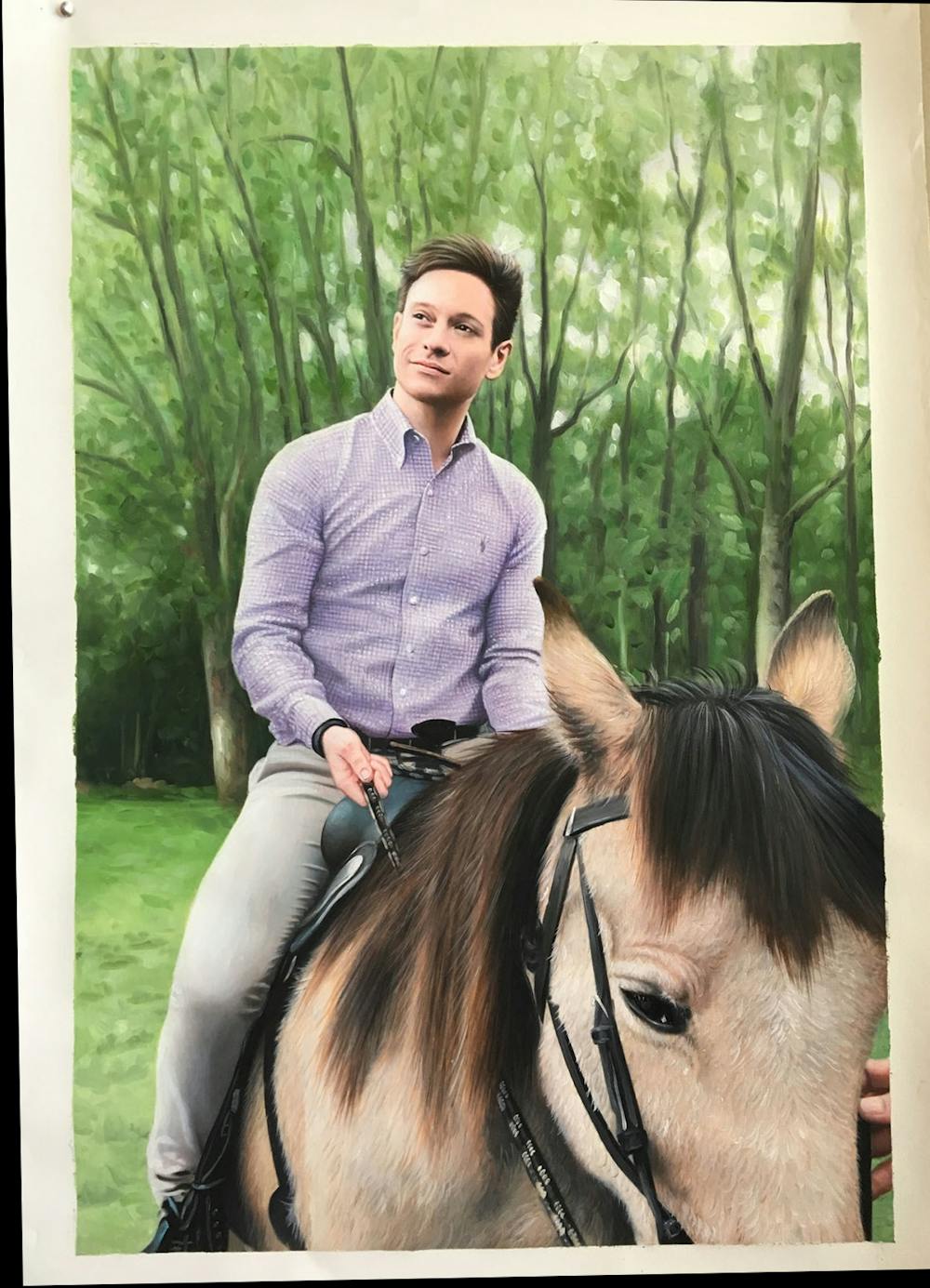 Artist-Rendered Painting