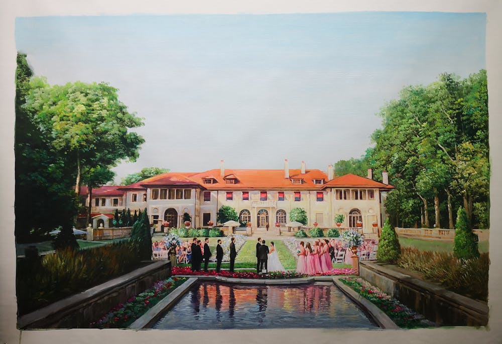 Artist-Rendered Painting