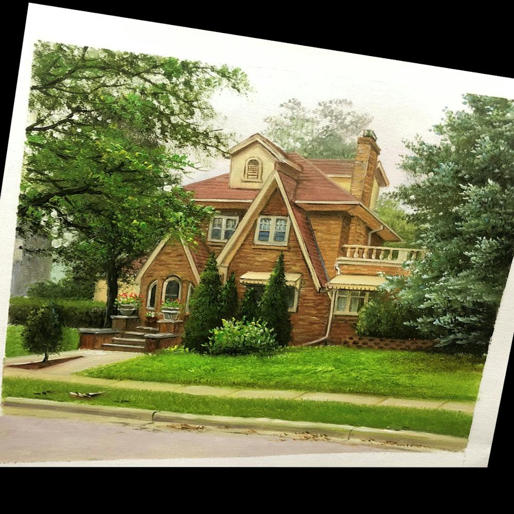 Artist-Rendered Painting