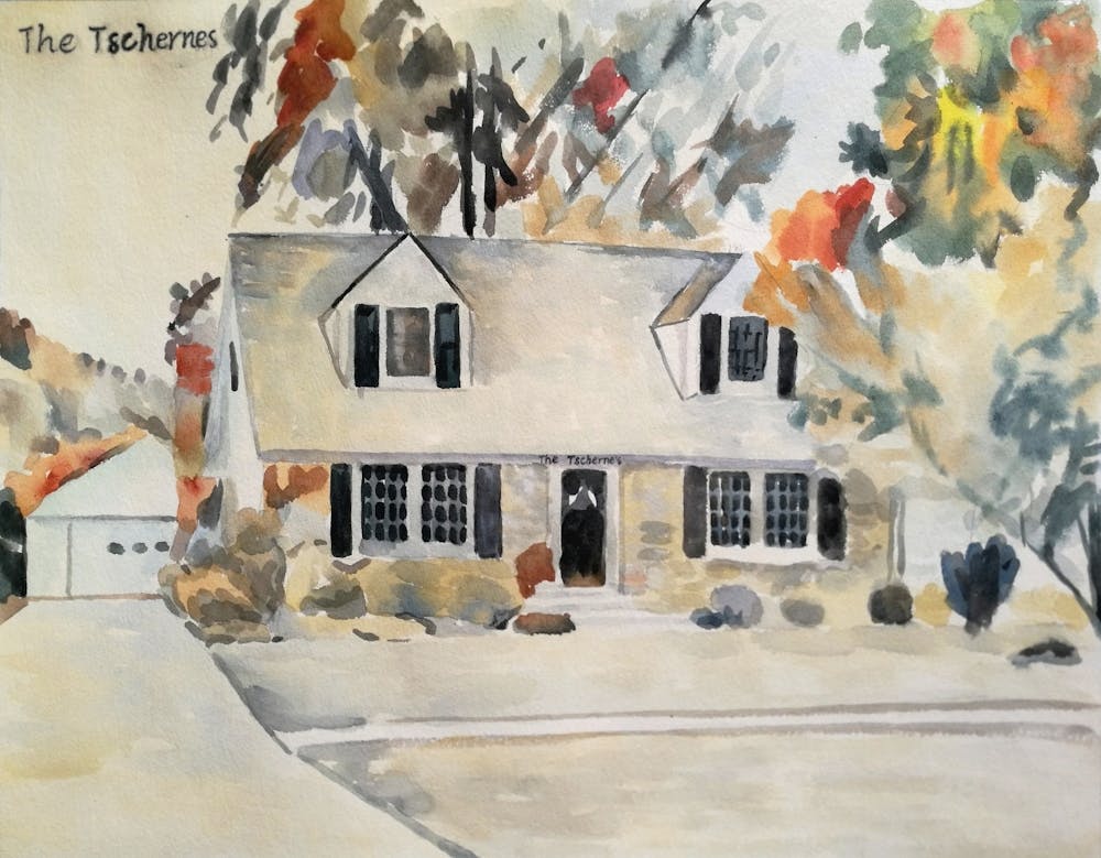 Artist-Rendered Painting