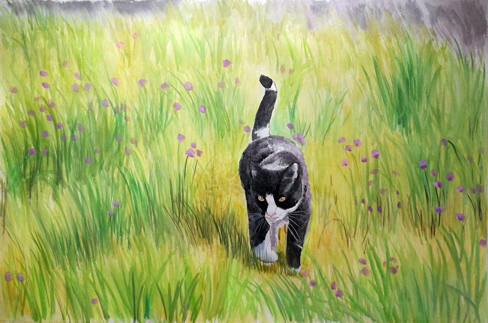 Artist-Rendered Painting