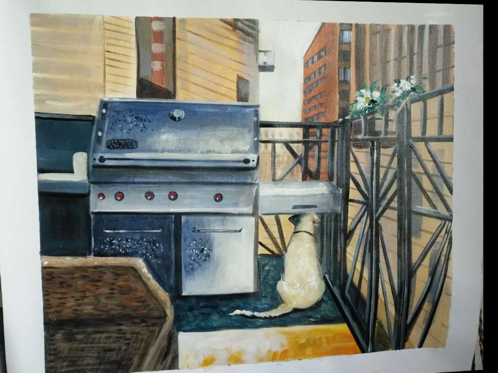 Artist-Rendered Painting