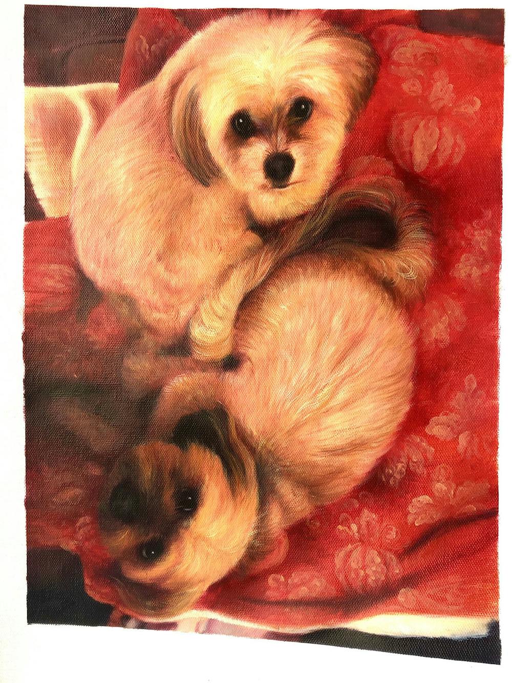 Artist-Rendered Painting