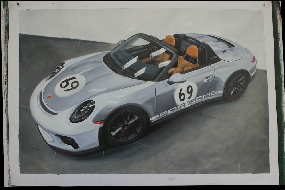 Artist-Rendered Painting