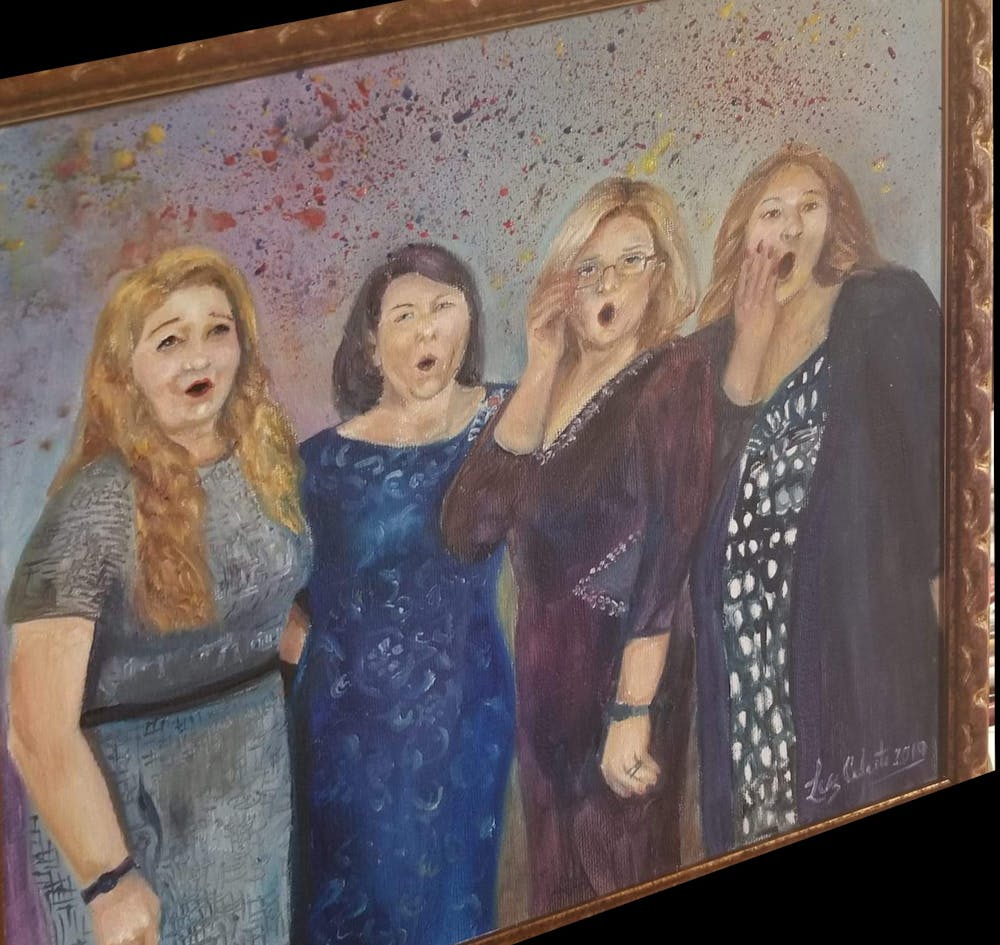 Artist-Rendered Painting