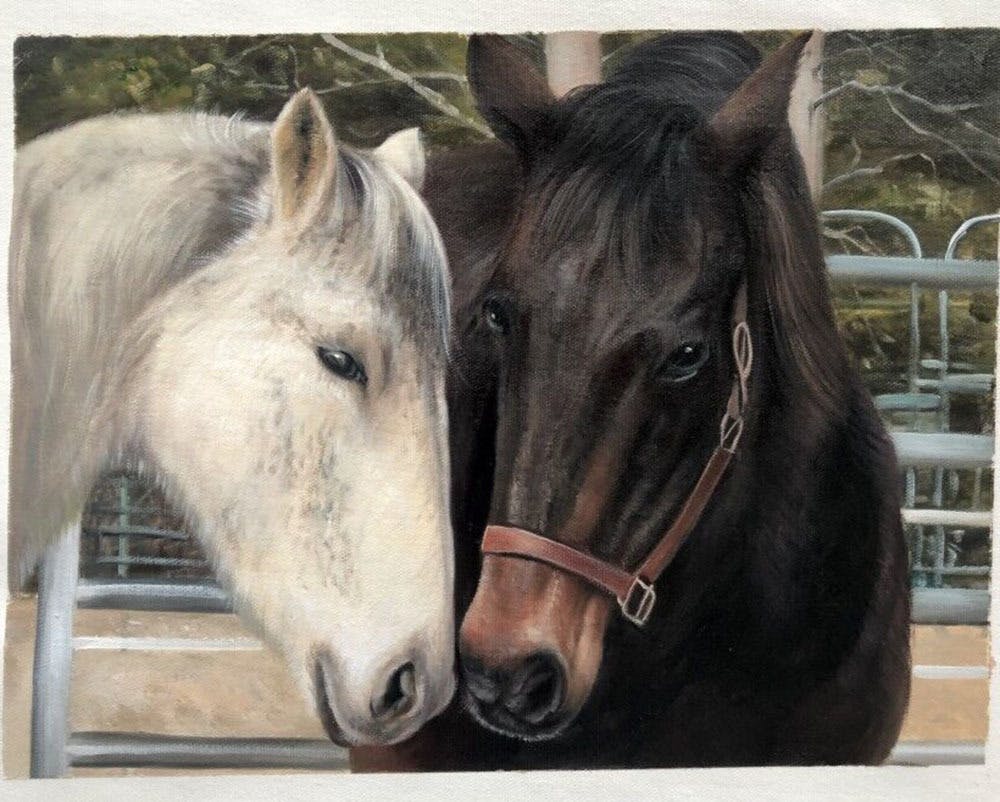 Artist-Rendered Painting