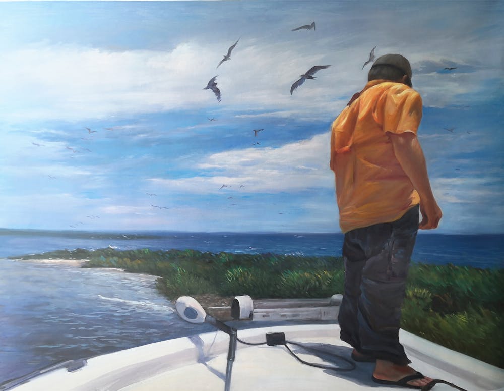 Artist-Rendered Painting