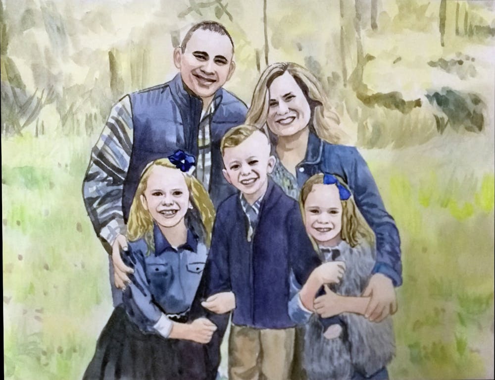 Artist-Rendered Painting