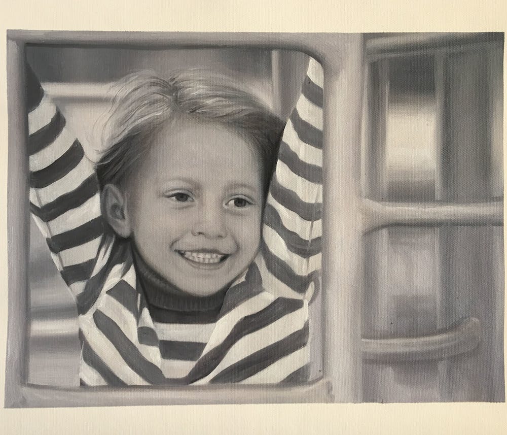 Artist-Rendered Painting