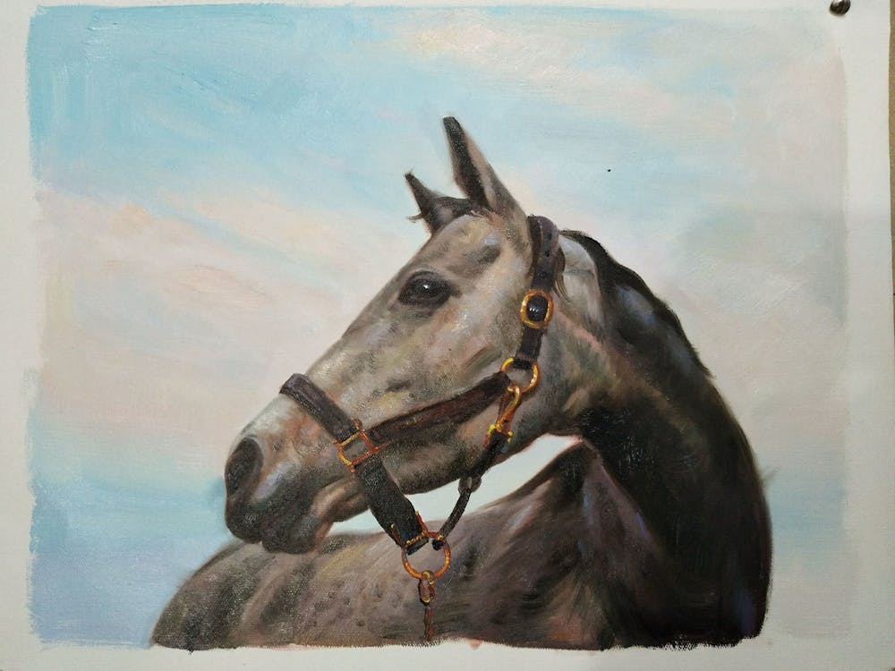 Artist-Rendered Painting