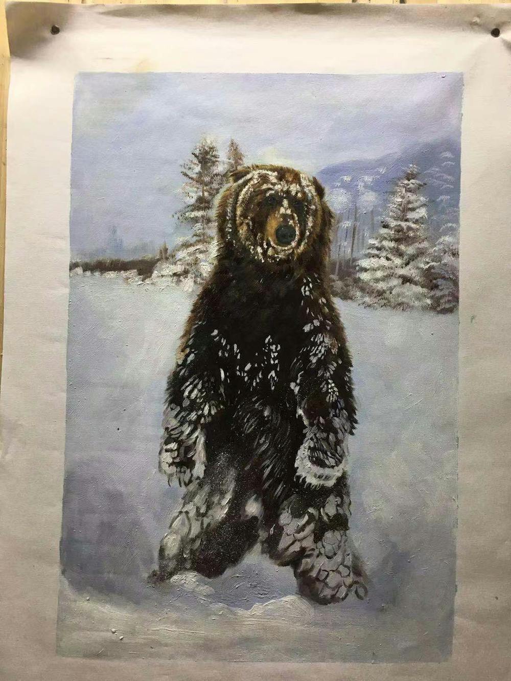 Artist-Rendered Painting