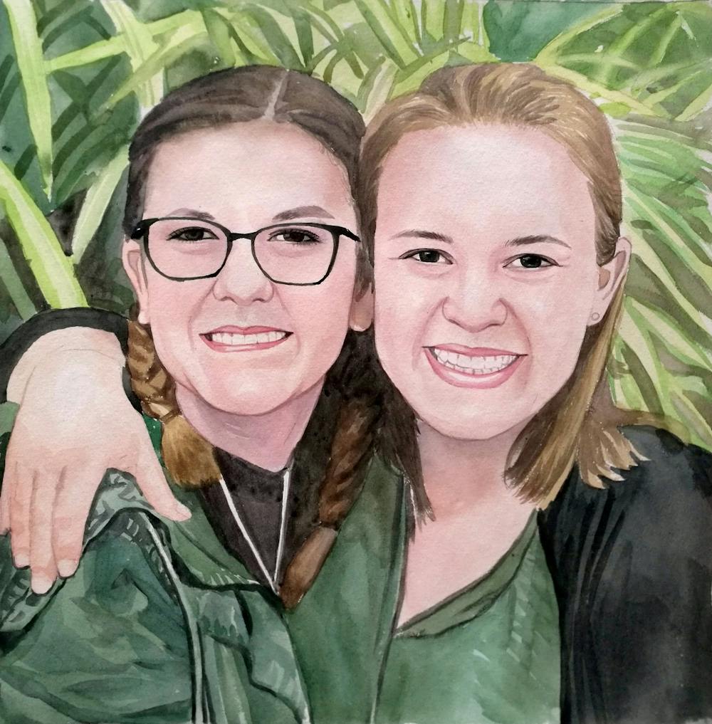 Artist-Rendered Painting