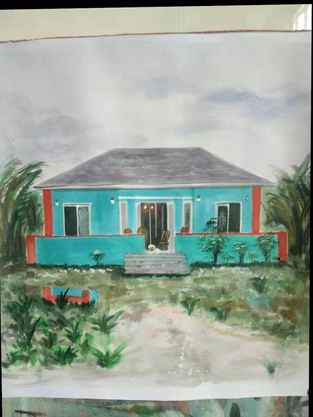 Artist-Rendered Painting